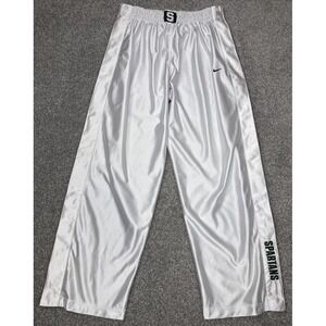 Michigan State Spartans Nike Tear Away Pants Mens L Snap Basketball